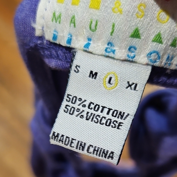 Maui and Sons Vibrant Purple Tank Top - Picture 4 of 4